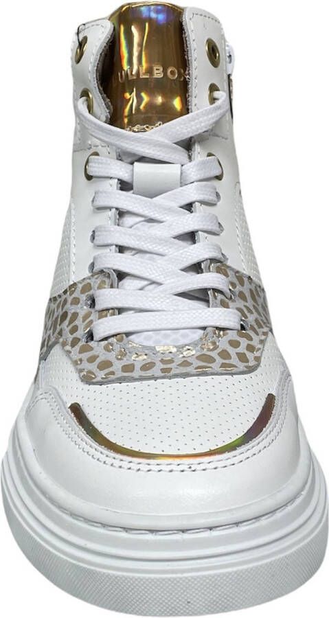 Bullboxer Aop508 Lage sneakers Leren Sneaker Meisjes Wit