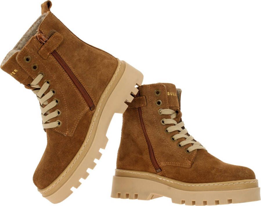 Bullboxer Boot Female Tan Cogna Laarzen