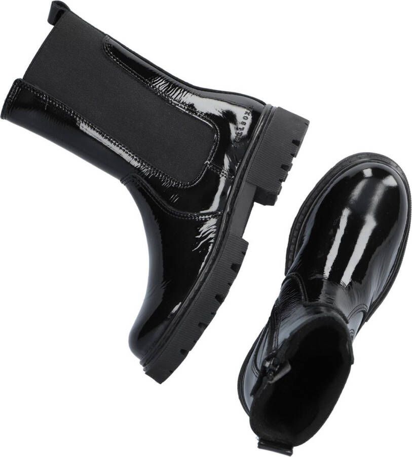 Bullboxer Chelsea Boot Girls Black Glossy Laarzen