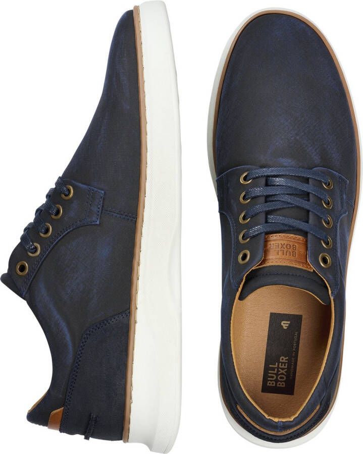 Bullboxer Lace-Up Male Blue Veterschoenen