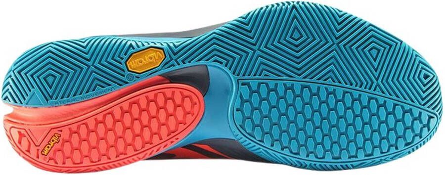 Bullpadel Padelschoen Tennisschoen Vertex Vibram 23V Heren Oranje Blauw