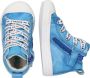 BunniesJR Bunnies JR 221235-223 Hoge Sneakers Blauw Nubuck Veters - Thumbnail 9