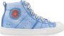 BunniesJR Bunnies JR 221235-223 Hoge Sneakers Blauw Nubuck Veters - Thumbnail 1