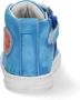 BunniesJR Bunnies JR 221235-223 Hoge Sneakers Blauw Nubuck Veters - Thumbnail 4