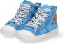 BunniesJR Bunnies JR 221235-223 Hoge Sneakers Blauw Nubuck Veters - Thumbnail 5