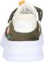 BunniesJR Bunnies JR 223343-169 Jongens Lage Sneakers Groen Beige Nubuck Klittenband - Thumbnail 4