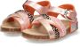 BunniesJR Becky Beach Meisjes Platte Sandalen Roze Print Imitatieleer Gesp - Thumbnail 6