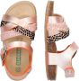 BunniesJR Becky Beach Meisjes Platte Sandalen Roze Print Imitatieleer Gesp - Thumbnail 7