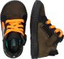 BunniesJR Bunnies JR 221663-569 Jongens Hoge Sneakers Groen Oranje Leer Veters - Thumbnail 9