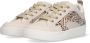 BunniesJR Bunnies JR 222492-703 Meisjes Lage Sneakers Beige Print Imitatieleer Veters - Thumbnail 3