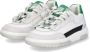 BunniesJR Bunnies JR 223352-401 Jongens Lage Sneakers Wit Groen Leer Veter - Thumbnail 7