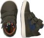 BunniesJR Bunnies JR Patrick Pit Hoge Sneakers Blauw Groen Leer Klittenband - Thumbnail 7