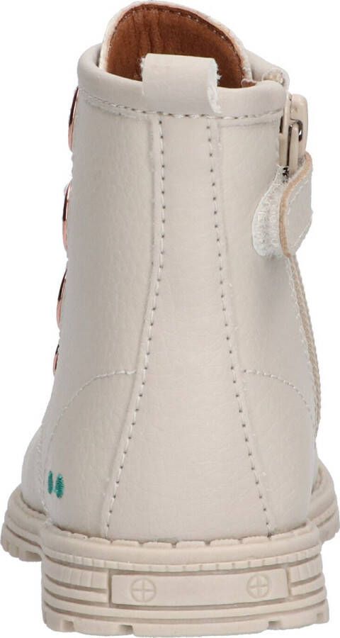 BunniesJR Bunnies JR Tosca Trots Meisjes Biker Boots Beige Leer Veters