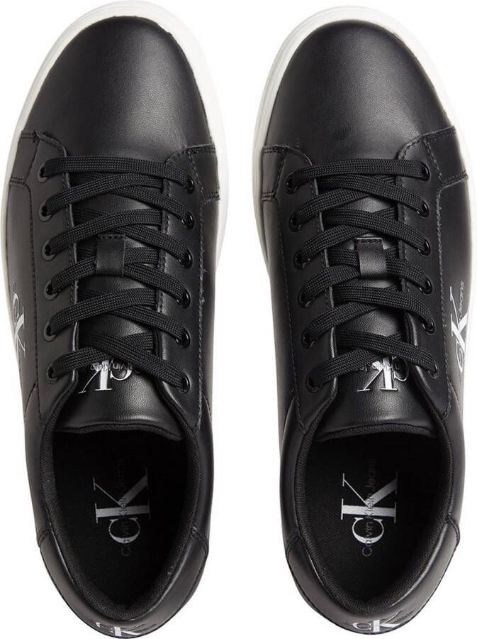 Calvin Klein Classic Cupsole Lace Up Heren Sneakers Zwart