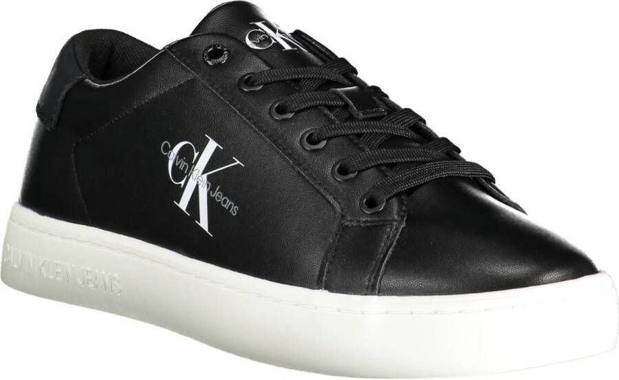 Calvin Klein Classic Cupsole Lace Up Heren Sneakers Zwart