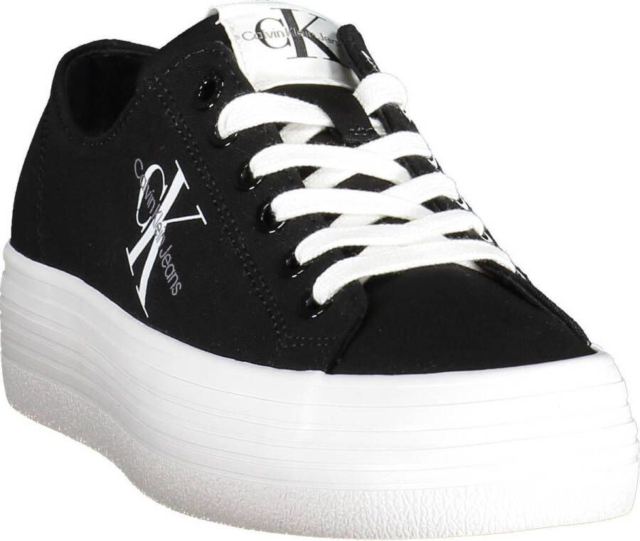 Calvin Klein Flatform Essential Sneakers Zwart