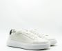 Calvin Klein Sportieve witte vetersneakers met contrastdetails White Heren - Thumbnail 12