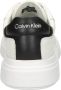 Calvin Klein Sportieve witte vetersneakers met contrastdetails White Heren - Thumbnail 13