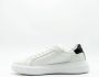 Calvin Klein Sportieve witte vetersneakers met contrastdetails White Heren - Thumbnail 6