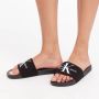 Calvin Klein Jeans Zwarte Casual Textiel Dames Sandalen Black Dames - Thumbnail 9