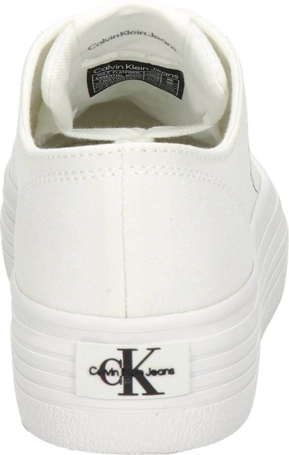 Calvin Klein Vulc Flatform Essential Lage sneakers Dames Wit