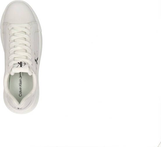 Calvin Klein Witte polyester sneaker