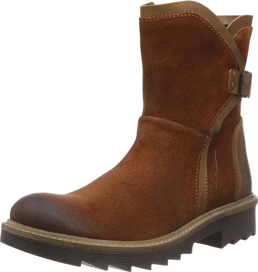 Camel active Vintage Nubuck Leren Enkellaars Brown Dames - Foto 3