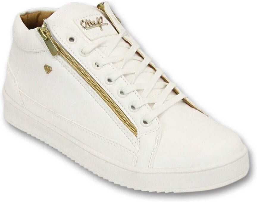 Cash Money Heren Sneaker Bee White Gold 2- CMS98 White Maten: