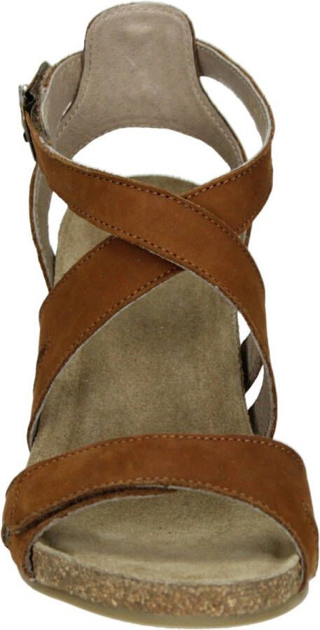 Ca'shott 23072 BIO Volwassenen Sandalen met hakDames Sandalen Cognac