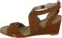 Ca'shott 23072 BIO Volwassenen Sandalen met hakDames Sandalen Cognac - Thumbnail 4