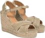 Castañer Verhoog je stijl met Bromelia Espadrille Sleehak Sandalen Beige Dames - Thumbnail 5