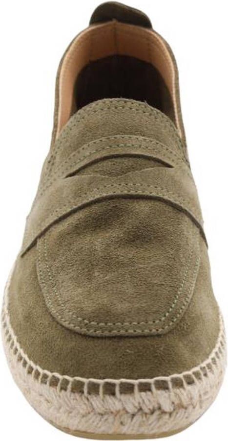 Ctwlk. Comfortabele stijlvolle espadrilles voor mannen Green Heren