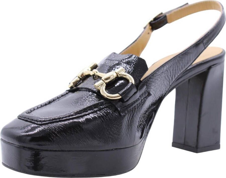 Catwalk Peep Toe Peep Heel Black