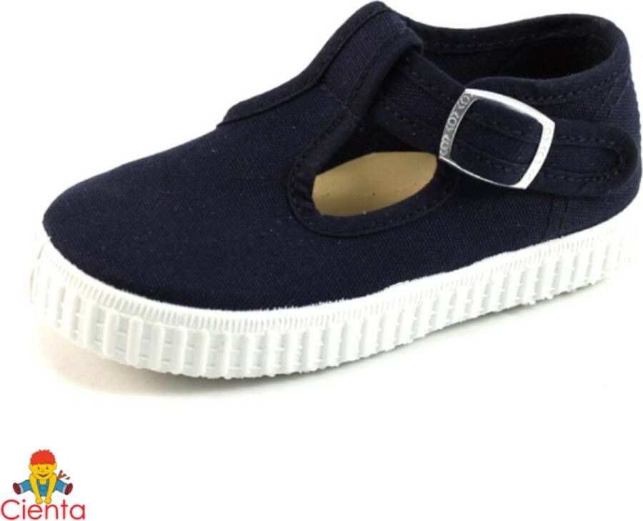 Cienta canvas zomer kinderschoen Sandalia navy