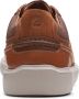 Clarks Cambro Race Heren Sneakers Dark Tan Combi - Thumbnail 2