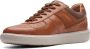 Clarks Cambro Race Heren Sneakers Dark Tan Combi - Thumbnail 6