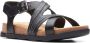 Clarks Stijlvolle platte sandalen voor vrouwen Black Dames - Thumbnail 3