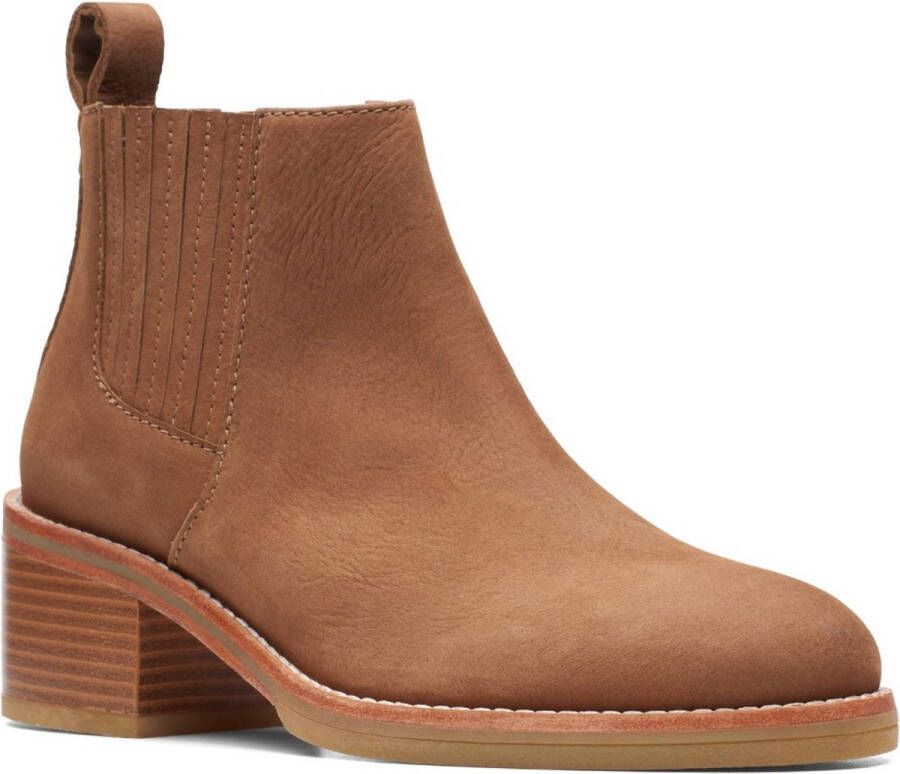 Clarks Dames schoenen Cologne Top D light tan suede - Foto 6