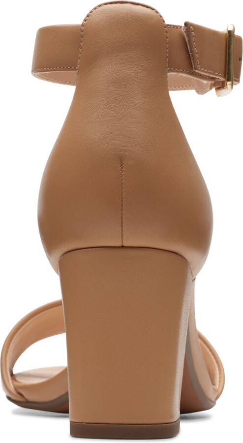 Clarks Dames Deva Mae D 1 Camel Leather