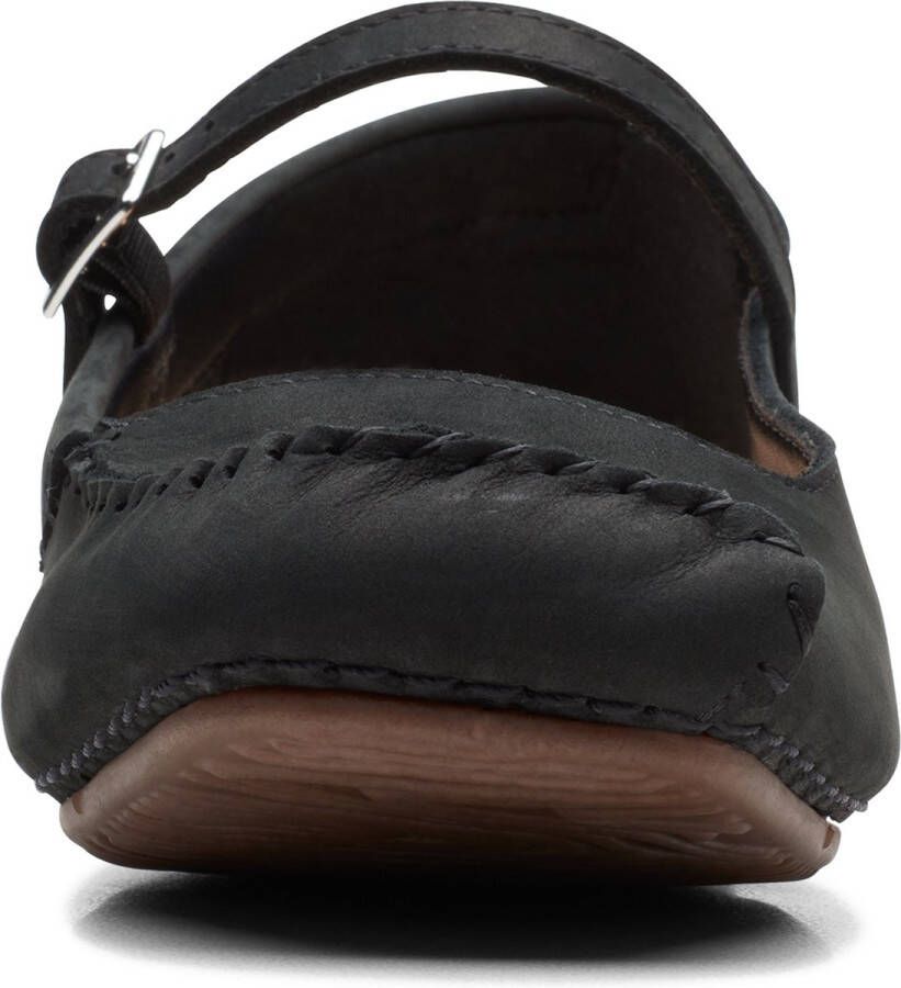 Clarks Dames Freckle Bar D 2 black nubuck