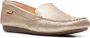 Clarks Champagne Leren Loafers Freckle Walk Gray Dames - Thumbnail 4