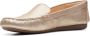 Clarks Champagne Leren Loafers Freckle Walk Gray Dames - Thumbnail 6