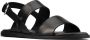 Clarks Stijlvolle Zwarte Leren Sandalen Zwart Dames - Thumbnail 6