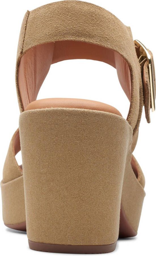 Clarks Dames KimmeiHi Strap D 1 dark sand suede