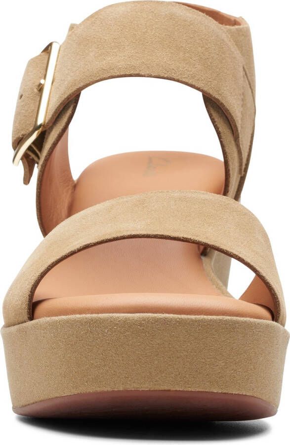 Clarks Dames KimmeiHi Strap D 1 dark sand suede