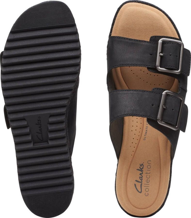 Clarks Dames Lana Beach D 2 black leather