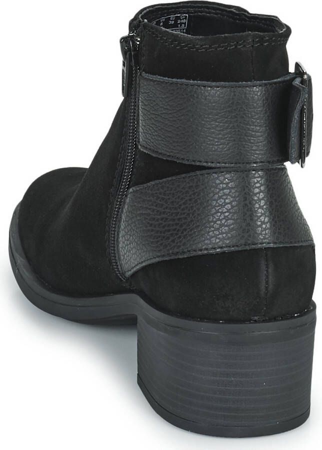 Clarks Dames Memi Buckle D 2 black sde