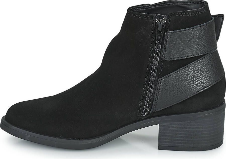 Clarks Dames Memi Buckle D 2 black sde