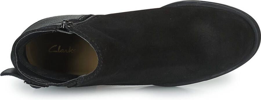 Clarks Dames Memi Buckle D 2 black sde