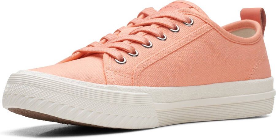 Clarks Dames Roxby Lace D 9 Coral Canvas